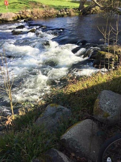 Stunning 3 Bed Riverside Cabin In Snowdonia Caeathro エクステリア 写真