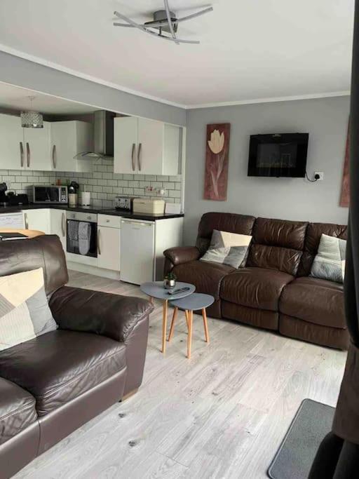 Stunning 3 Bed Riverside Cabin In Snowdonia Caeathro エクステリア 写真